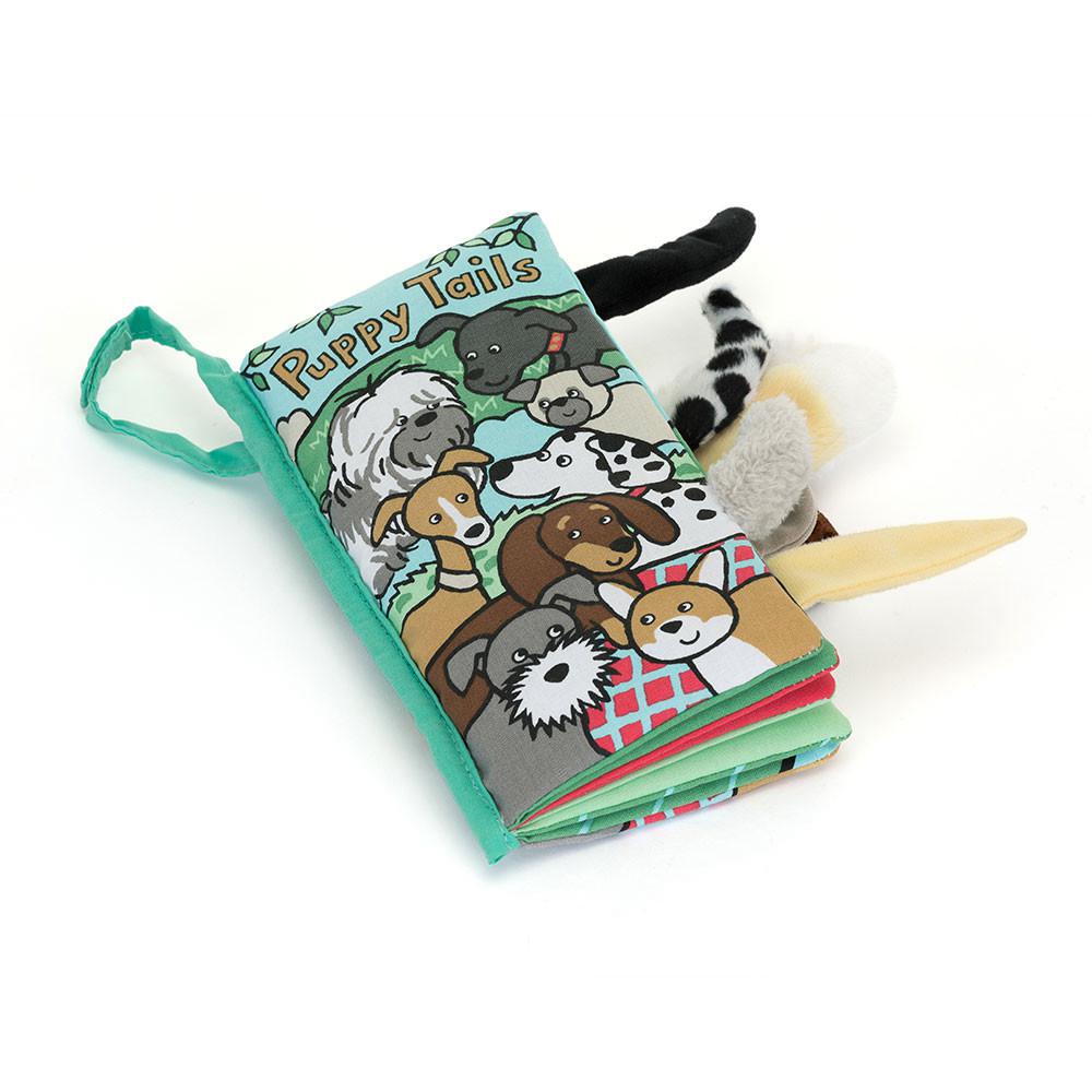 Jellycat Puppy Tails Activity Book 22cm x 13cm x 5cm Baby & Books Grün | Deutschland  869-YTQBOL