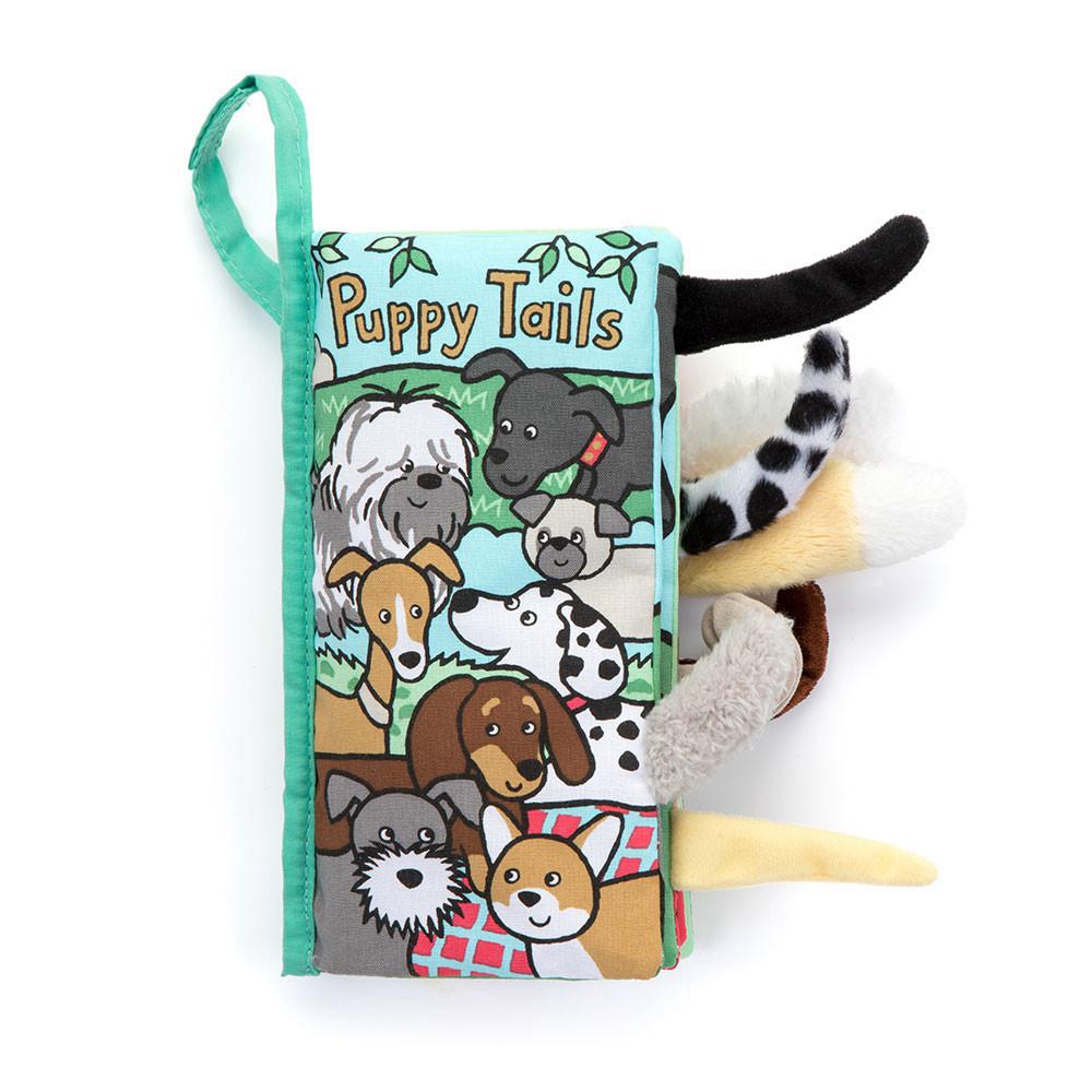 Jellycat Puppy Tails Activity Book 22cm x 13cm x 5cm Baby & Books Grün | Deutschland  869-YTQBOL