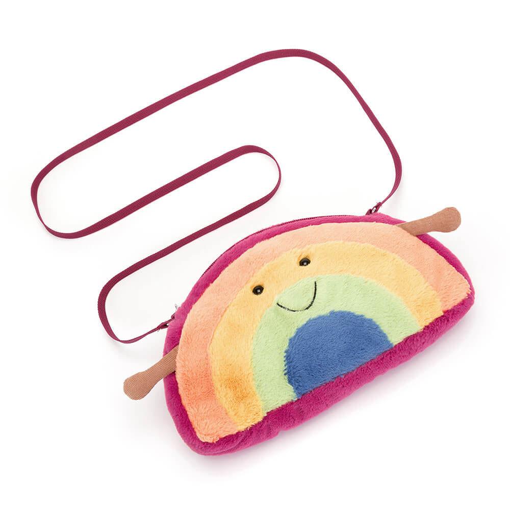 Jellycat Rainbow 13cm x 25cm x 5cm Tasche Gelb | Deutschland  742-HPAJOU