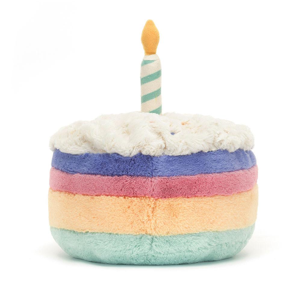 Jellycat Rainbow Birthday Cake 26cm x 21cm x 21cm Amuseables Blau | Deutschland  219-IYCNTM