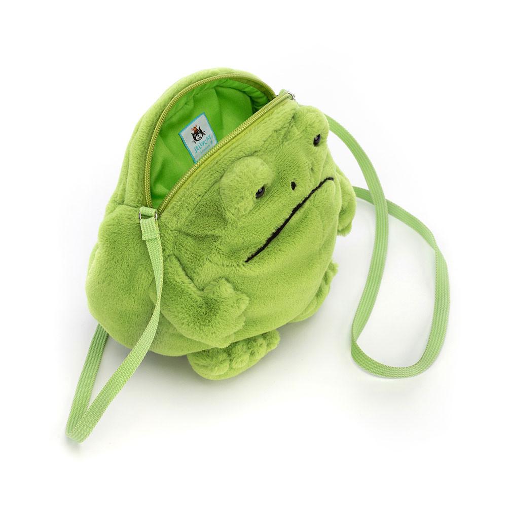 Jellycat Ricky Rain Frog 17cm x 17cm x 5cm Tasche Grün | Deutschland  176-RUKTMQ