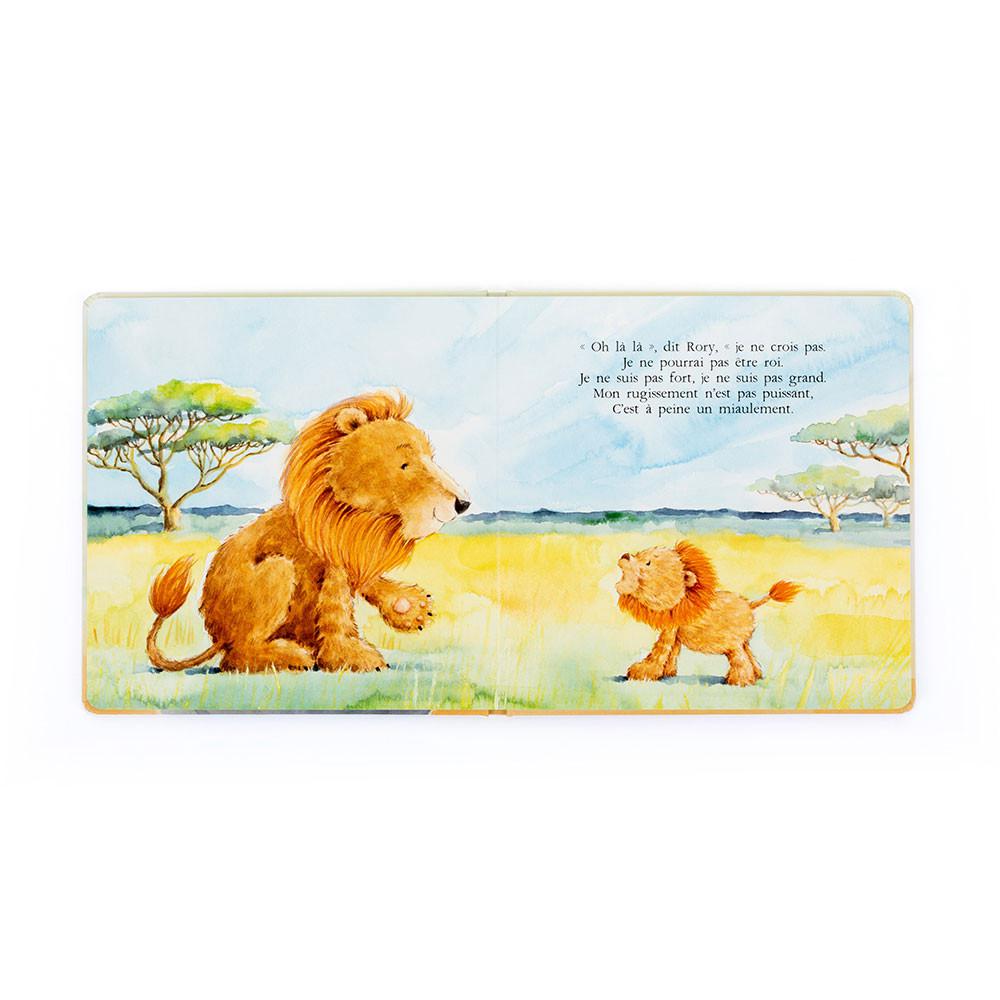 Jellycat Rory, Le Courageux Petit Lion Livre 23cm x 23cm x 2cm Baby & Books Gelb | Deutschland  012-UGYPML