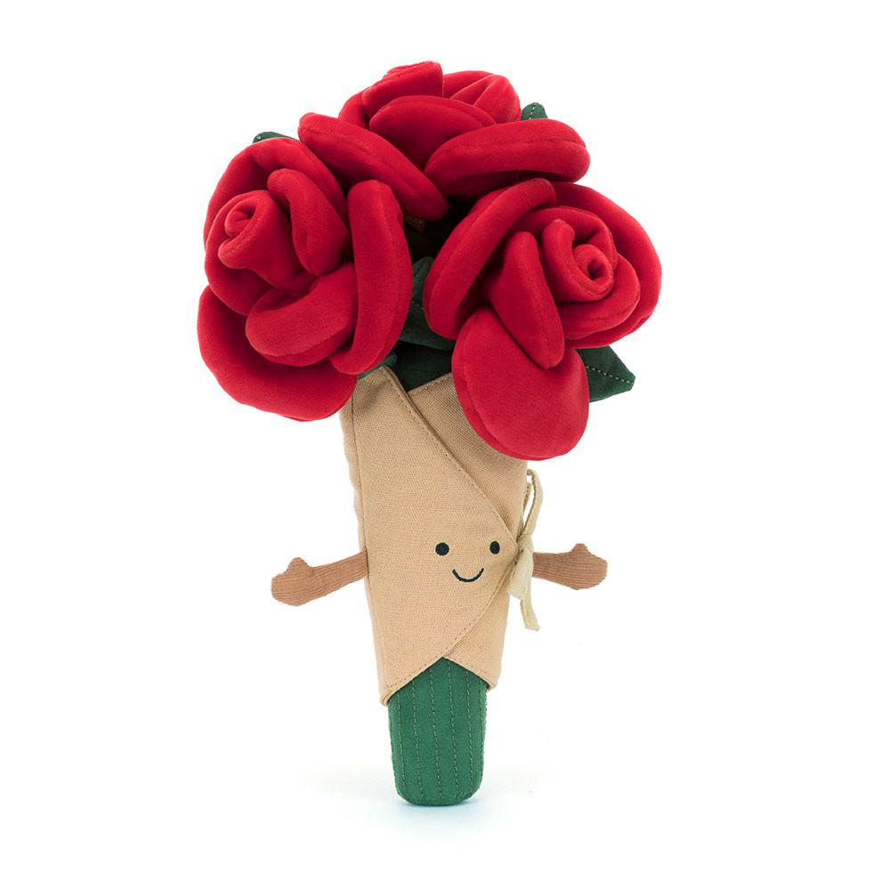 Jellycat Rose Bouquet 30cm x 17cm x 6cm Amuseables Rot | Deutschland  542-AQWDBP