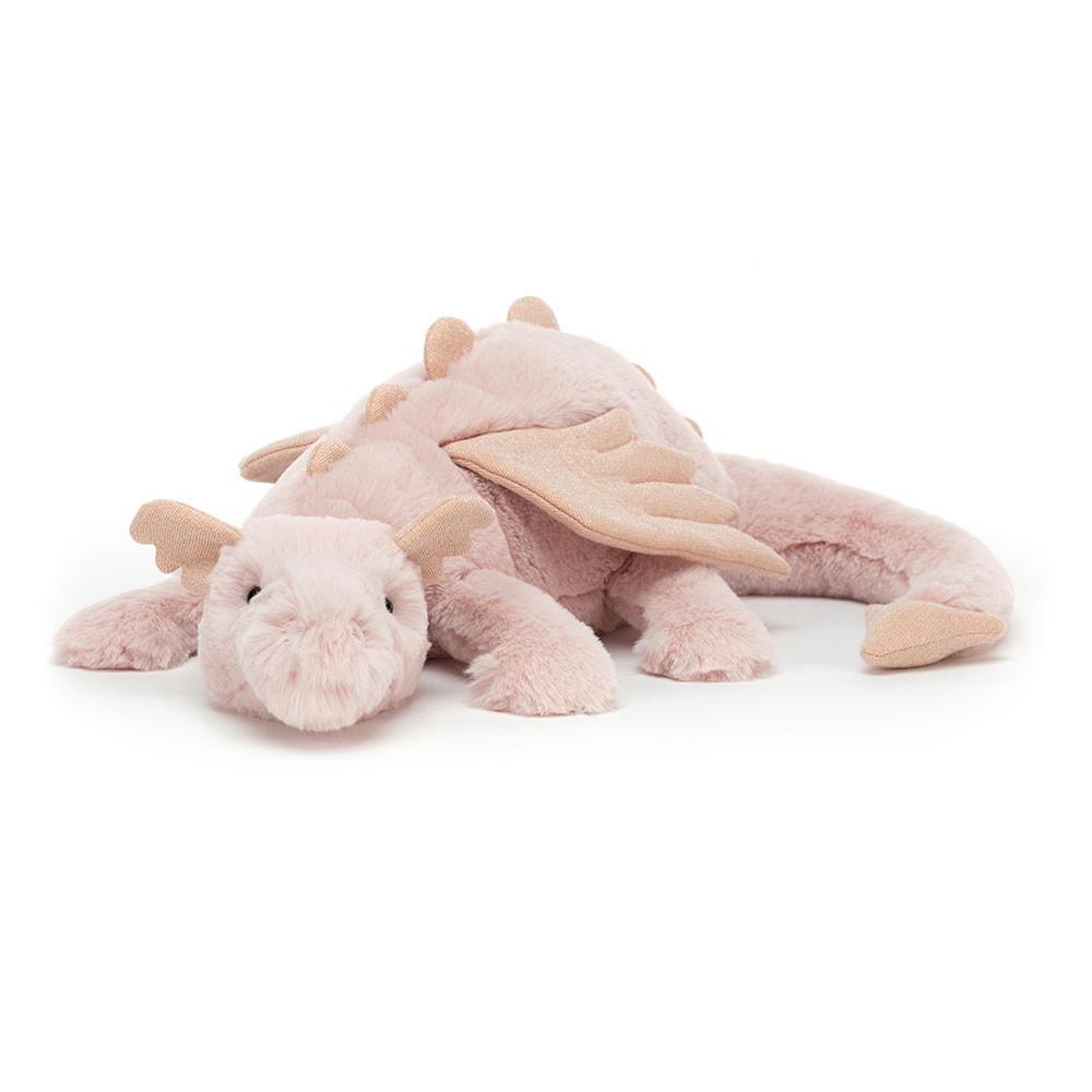 Jellycat Rose Dragon 12cm x 14cm x 50cm Animals Rosa | Deutschland  582-AYJNBM