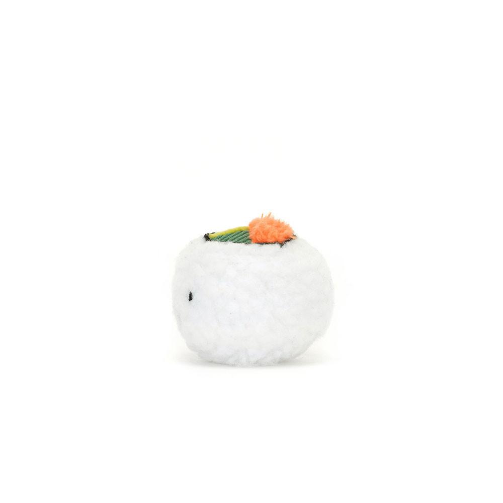 Jellycat Sassy Sushi Uramaki 4cm x 5cm x 5cm Amuseables Weiß | Deutschland  931-BKGNJZ