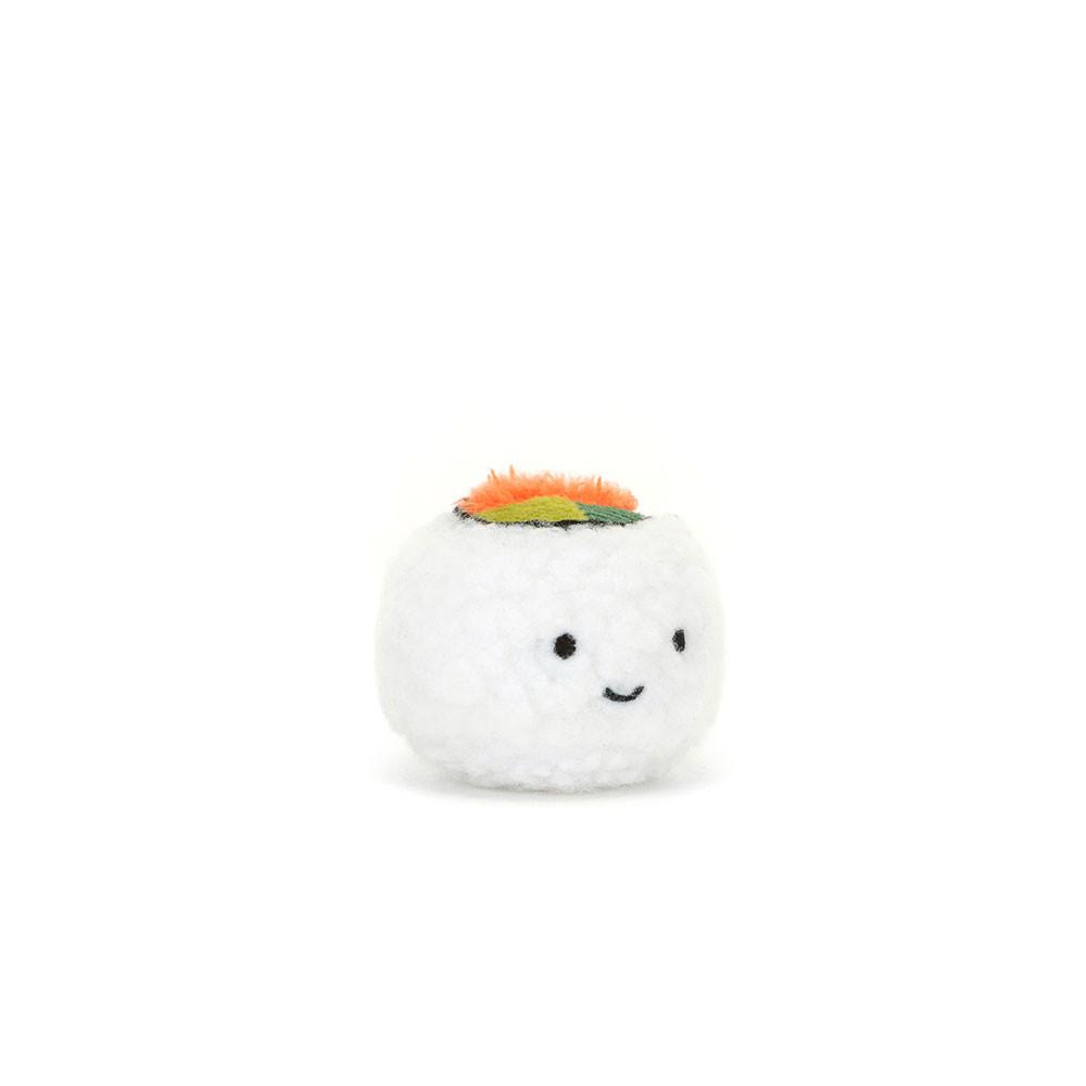 Jellycat Sassy Sushi Uramaki 4cm x 5cm x 5cm Amuseables Weiß | Deutschland  931-BKGNJZ