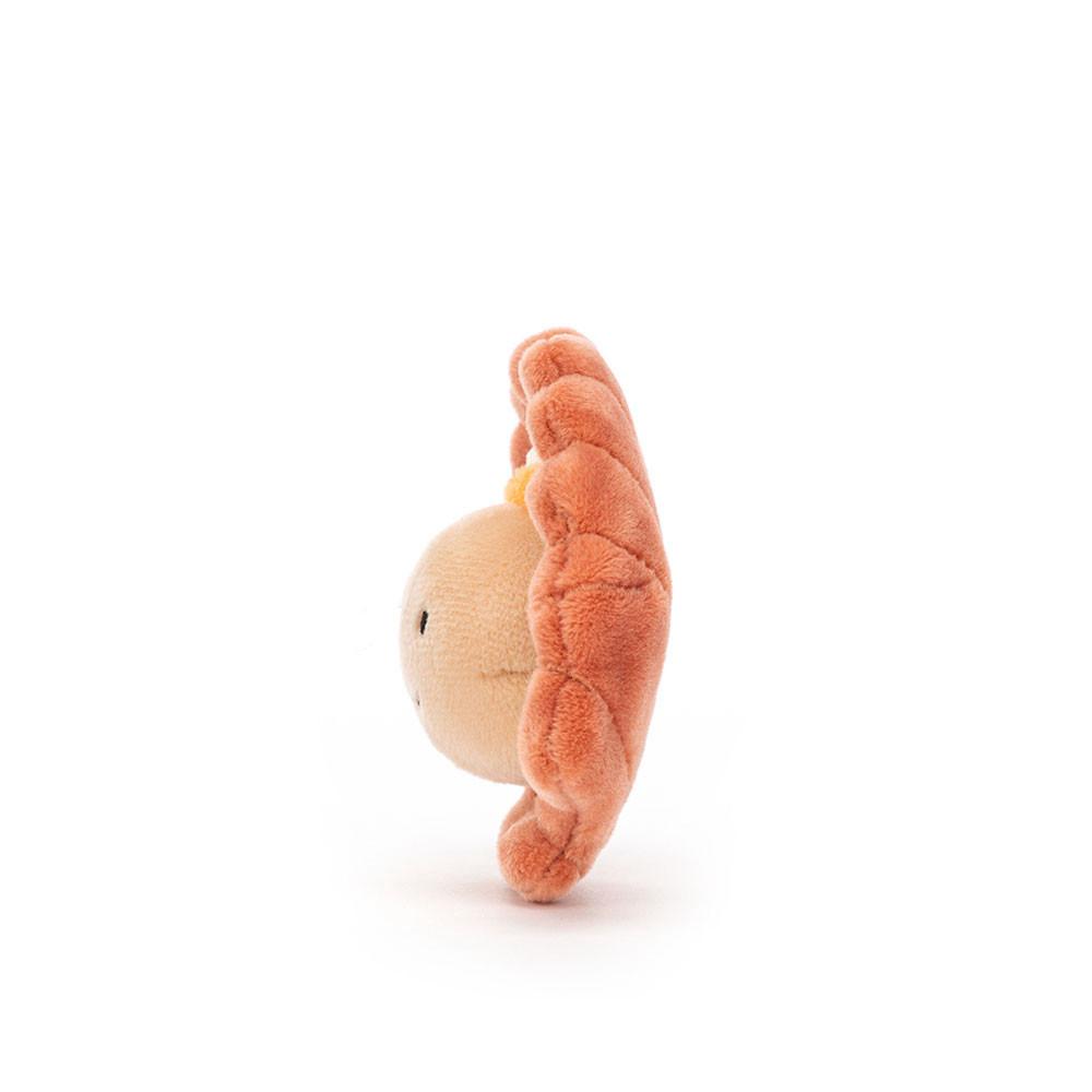 Jellycat Sensational Seafood Scallop 9cm x 11cm x 4cm Amuseables Braun | Deutschland  018-VHQWGF