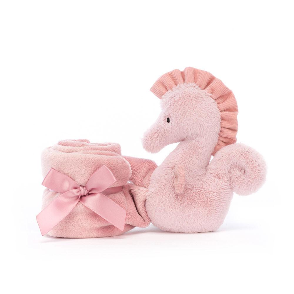 Jellycat Sienna Seahorse Soother 13cm x 34cm x 34cm Baby & Books Rosa | Deutschland  765-IZXYNC