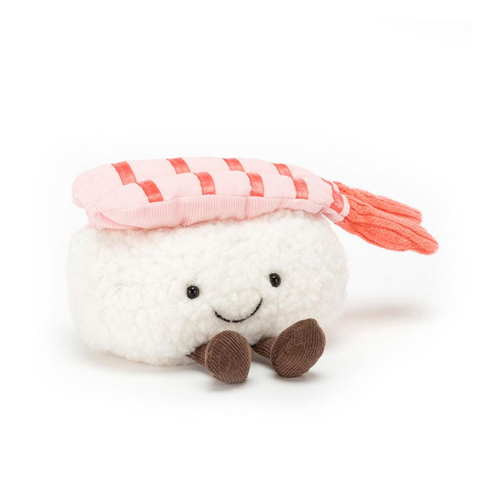 Jellycat Silly Sushi Nigiri 11cm x 11cm x 7cm Amuseables Weiß | Deutschland  469-MXJQFL
