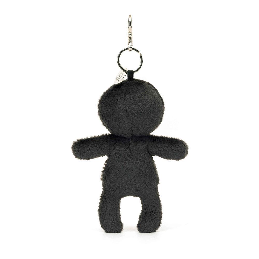 Jellycat Skeleton Bob 20cm x 11cm x 2cm Bag Charm Schwarz | Deutschland  520-YZNEDL