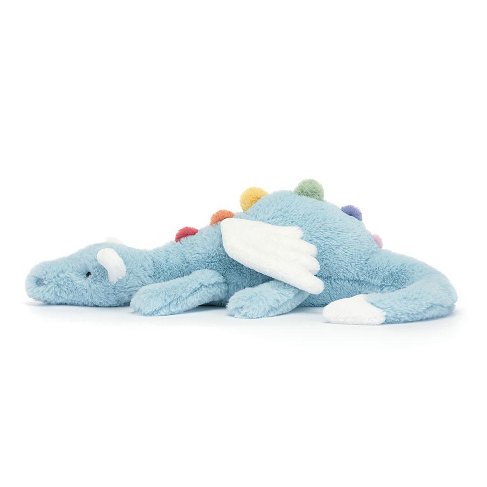 Jellycat Sky Dragon 4.7in x 5.5in x 19.7in Animals Blau | Deutschland  902-KDRPNY