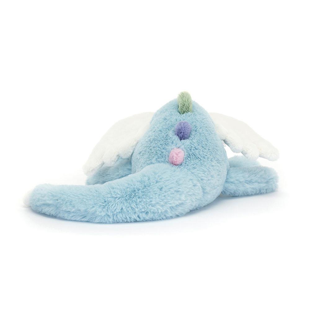 Jellycat Sky Dragon 4.7in x 5.5in x 19.7in Animals Blau | Deutschland  902-KDRPNY