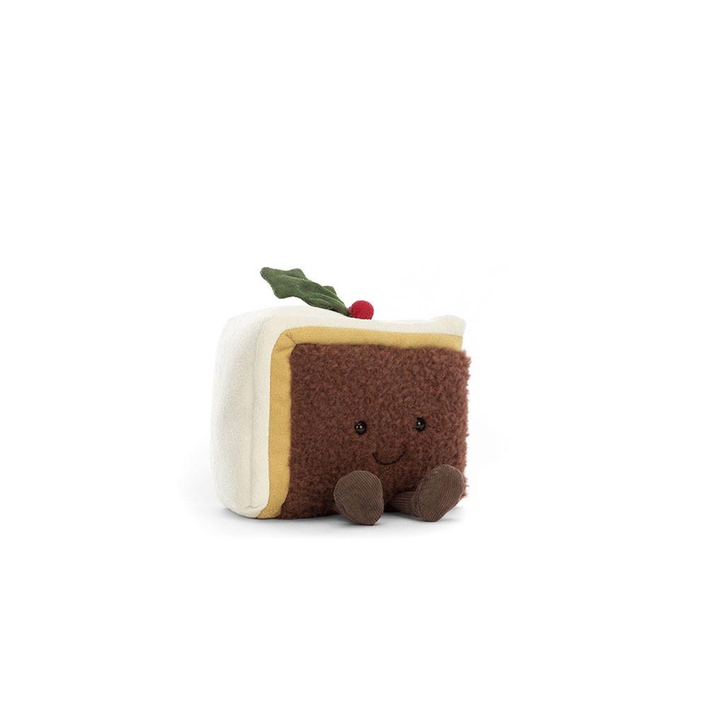 Jellycat Slice of Christmas Cake 12cm x 13cm x 8cm Amuseables Braun | Deutschland  021-XNAPTR