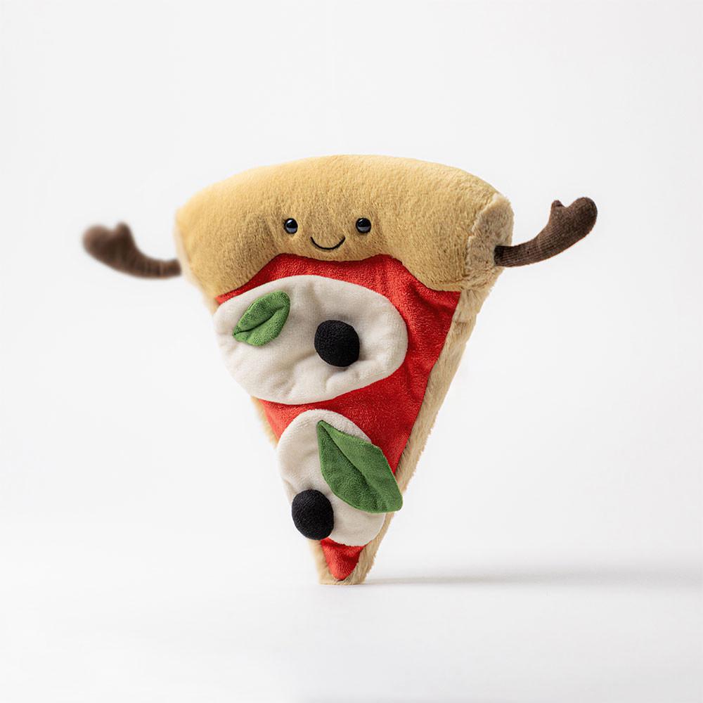 Jellycat Slice of Pizza 23cm x 19cm x 5cm Amuseables Beige | Deutschland  382-VXEFPD