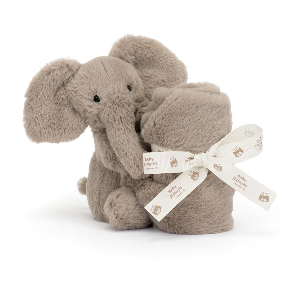 Jellycat Smudge Elephant Soother 15cm x 34cm x 34cm Baby & Books Grau | Deutschland  586-BRJWCM