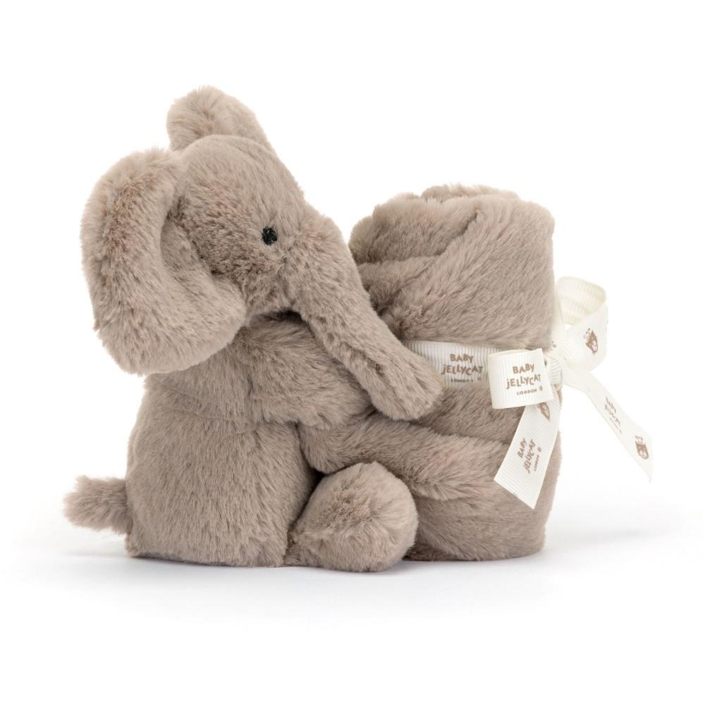 Jellycat Smudge Elephant Soother 15cm x 34cm x 34cm Baby & Books Grau | Deutschland  586-BRJWCM