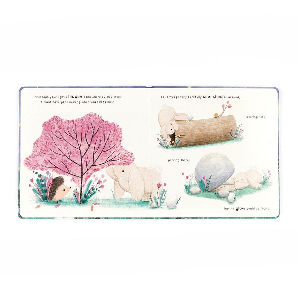 Jellycat Smudge Rabbit and the Falling Star Book 23cm x 23cm x 2cm Baby & Books Beige | Deutschland  139-FYBANW