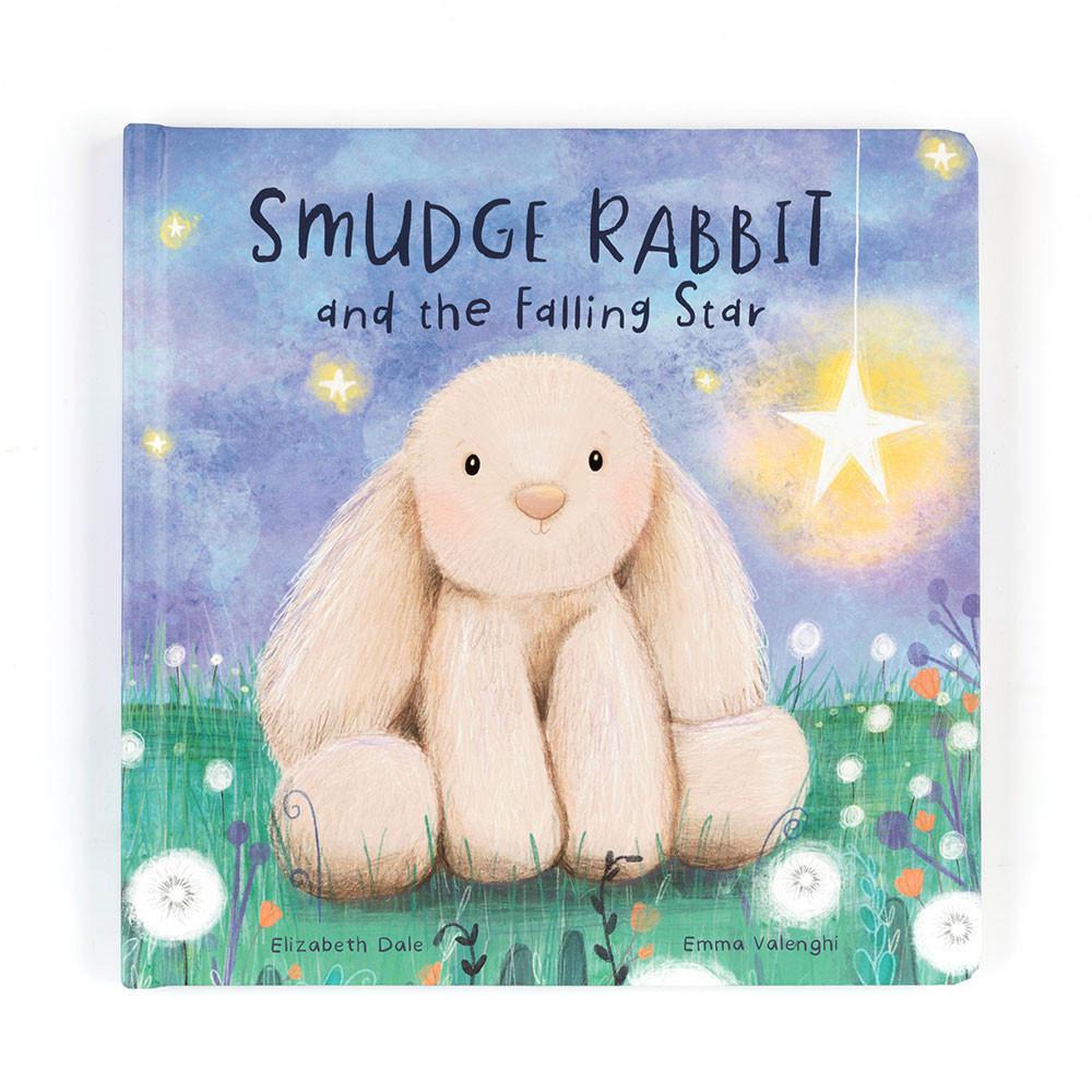 Jellycat Smudge Rabbit and the Falling Star Book 23cm x 23cm x 2cm Baby & Books Beige | Deutschland  139-FYBANW