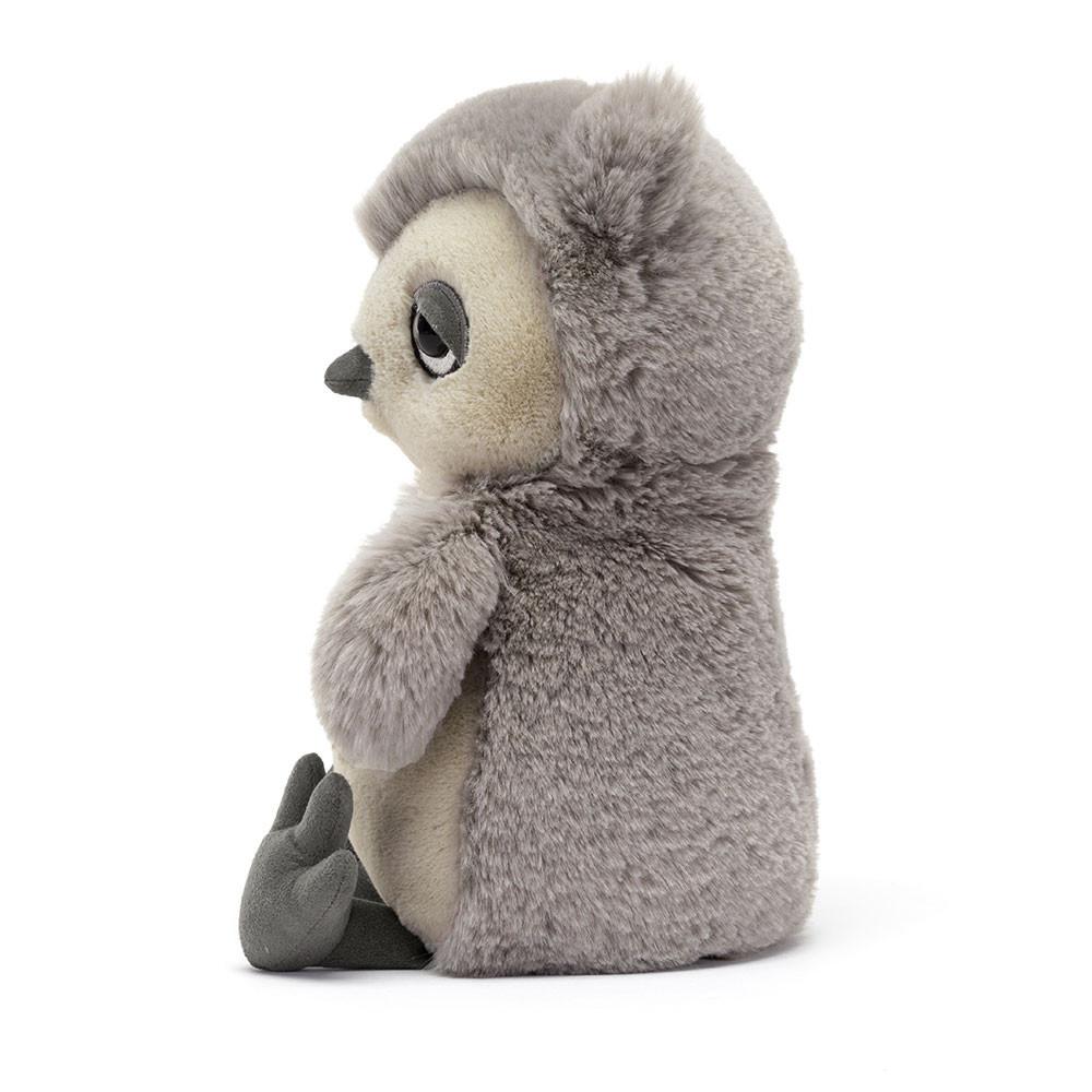 Jellycat Snoozling Owl 28cm x 14cm x 10cm Animals Grau | Deutschland  013-NYIKFJ