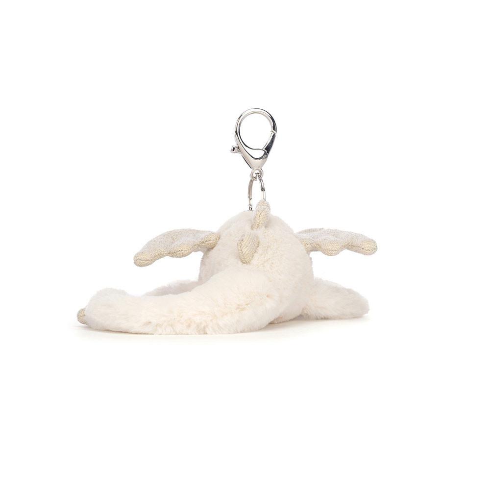 Jellycat Snow Dragon 12cm x 8cm x 22cm Bag Charm Weiß | Deutschland  835-CSGLZO