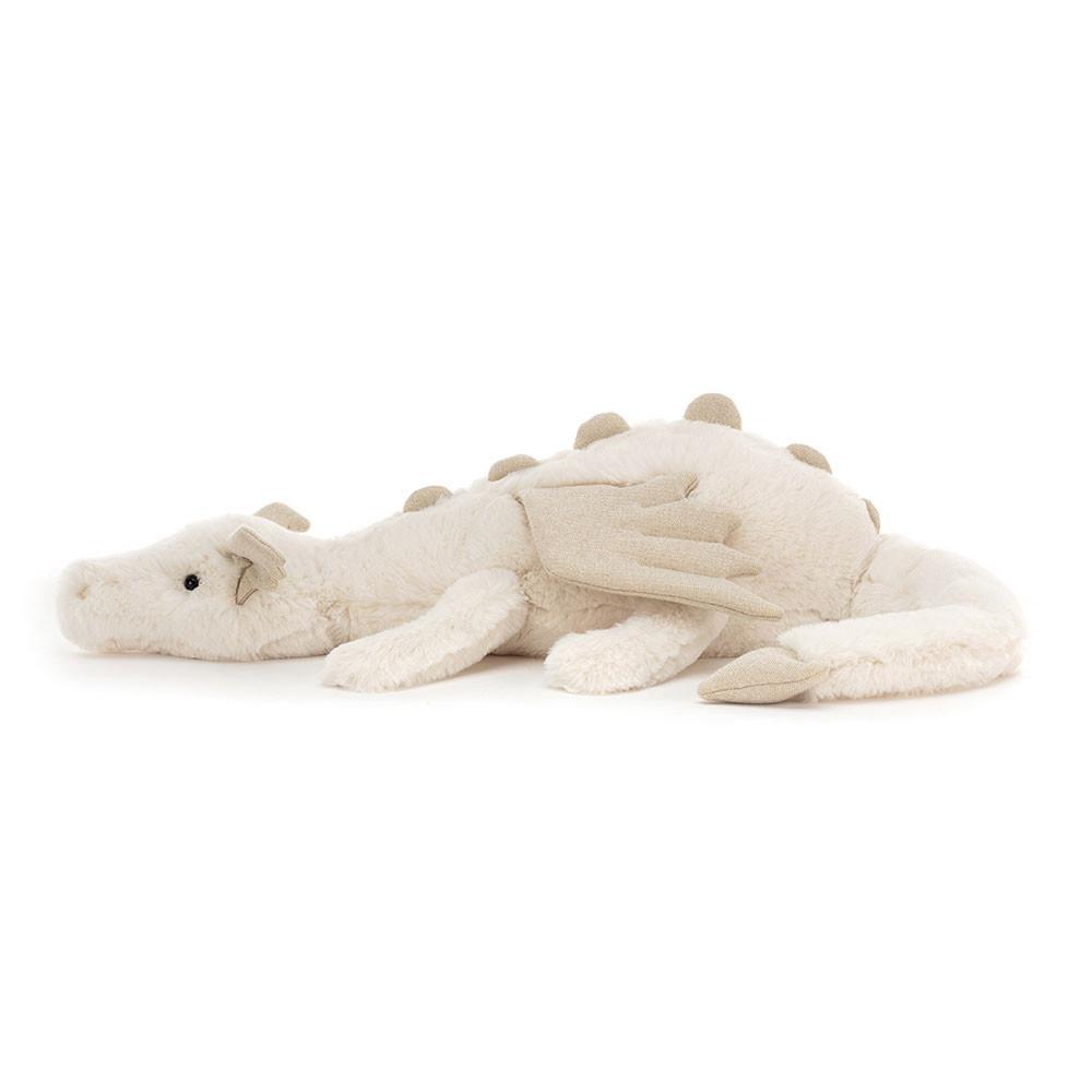 Jellycat Snow Dragon 4.7in x 5.5in x 19.7in Animals Weiß | Deutschland  360-ZLVSWO
