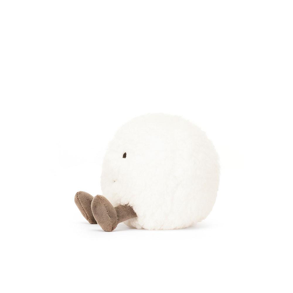 Jellycat Snowball 10cm x 9cm x 8cm Amuseables Weiß | Deutschland  643-KMOZCT