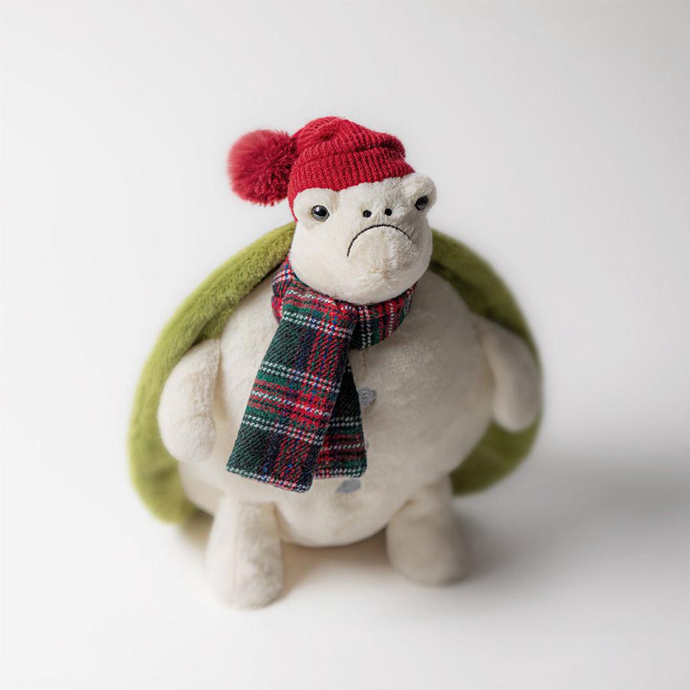 Jellycat Snowman Timmy Turtle 28cm x 20cm x 16cm Animals Weiß | Deutschland  132-CPWXHD