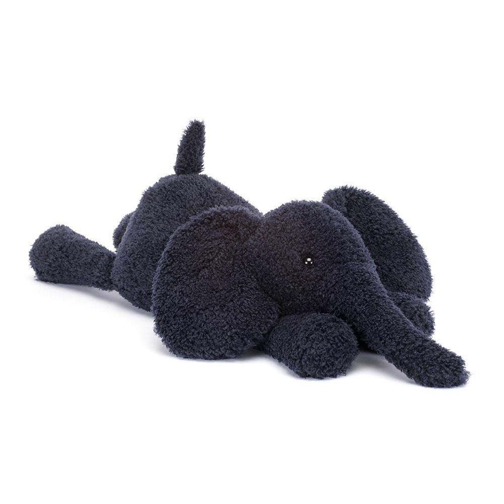 Jellycat Splootie Elephant 16cm x 18cm x 42cm Animals Blau | Deutschland  837-MPKBAH
