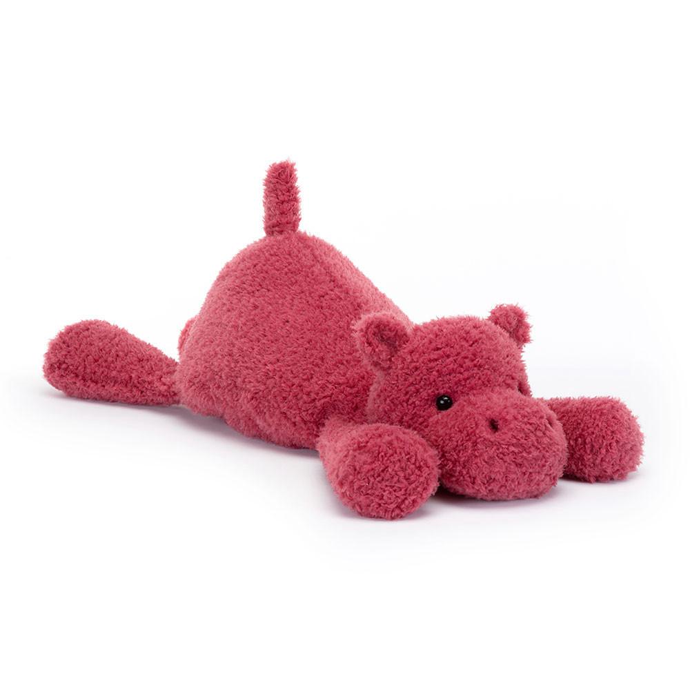 Jellycat Splootie Hippo 16cm x 18cm x 42cm Animals Rosa | Deutschland  367-UPSKGW