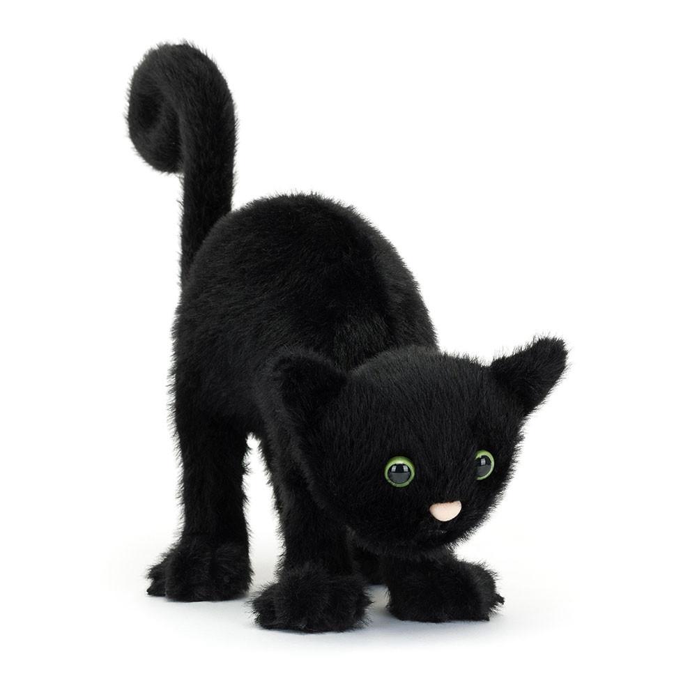Jellycat Spookipaws Cat 7.9in x 2.8in x 9.8in Animals Schwarz | Deutschland  647-JZBMRH