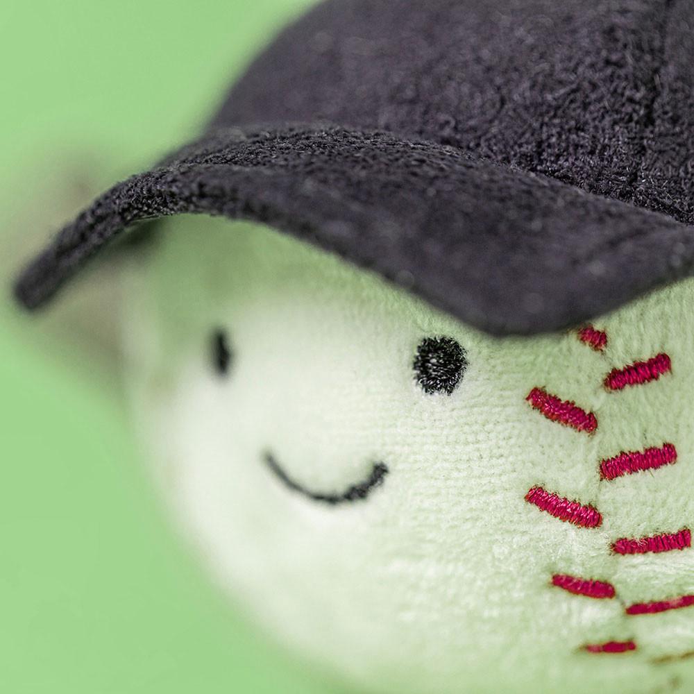 Jellycat Sports Baseball 12cm x 6cm x 6cm Bag Charm Weiß | Deutschland  376-LCMRZK