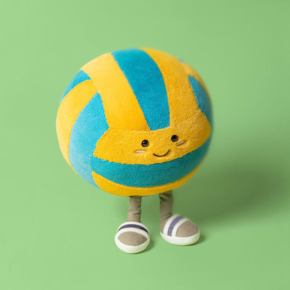 Jellycat Sports Beach Volley 26cm x 21cm x 21cm Amuseables Gelb | Deutschland  853-ZYGWSI