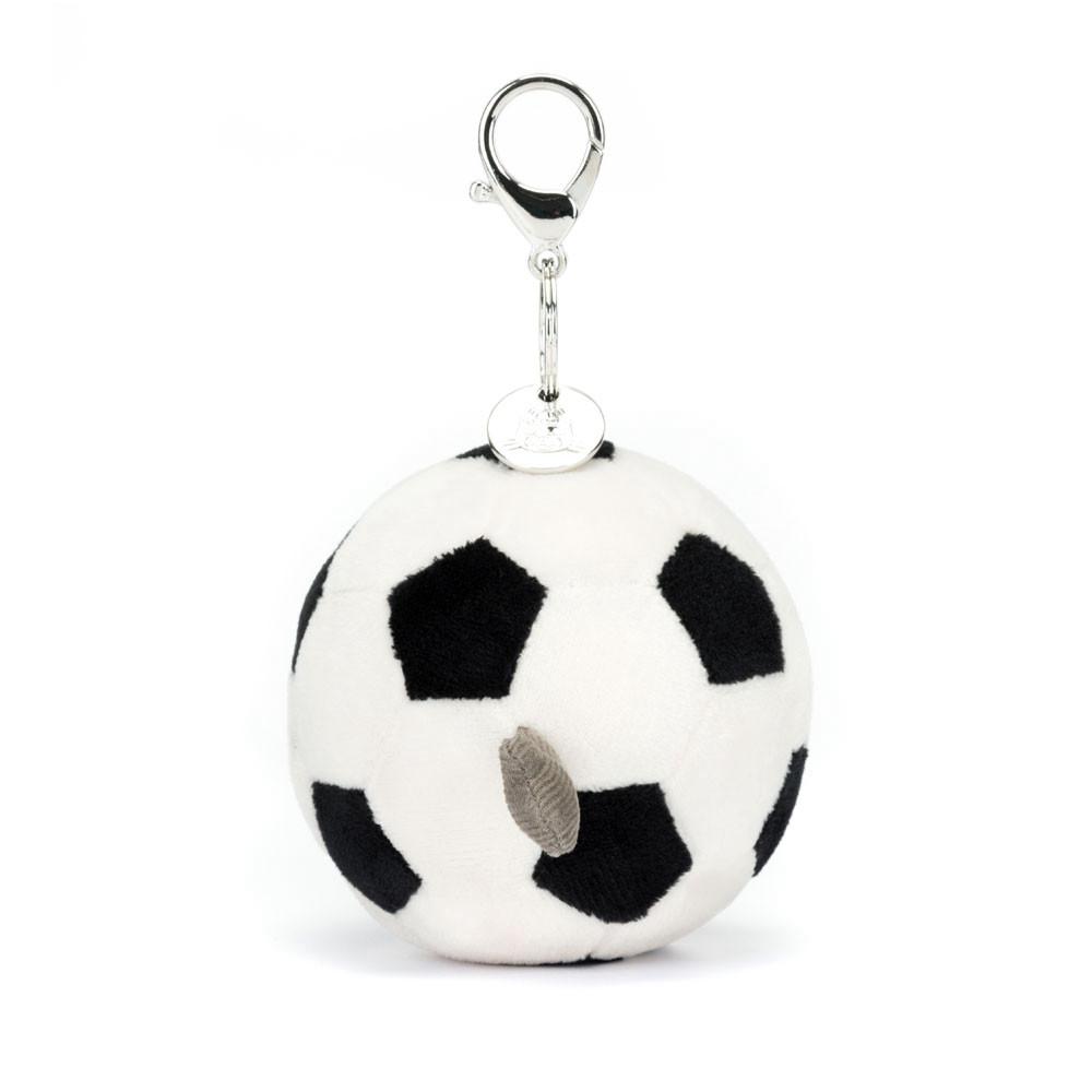 Jellycat Sports Football 16cm x 8cm x 6cm Bag Charm Weiß | Deutschland  973-XSEKBI