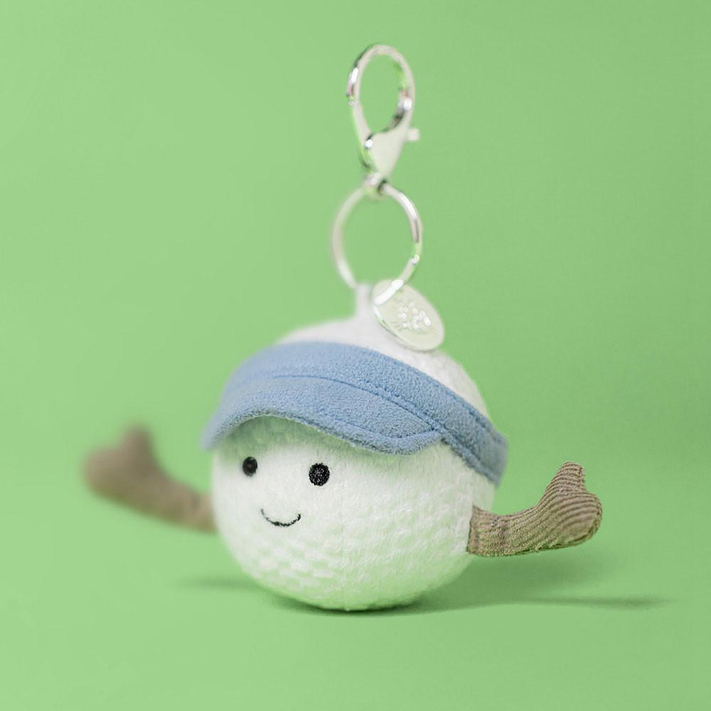 Jellycat Sports Golf 12cm x 6cm x 6cm Bag Charm Weiß | Deutschland  018-ZBXRCL