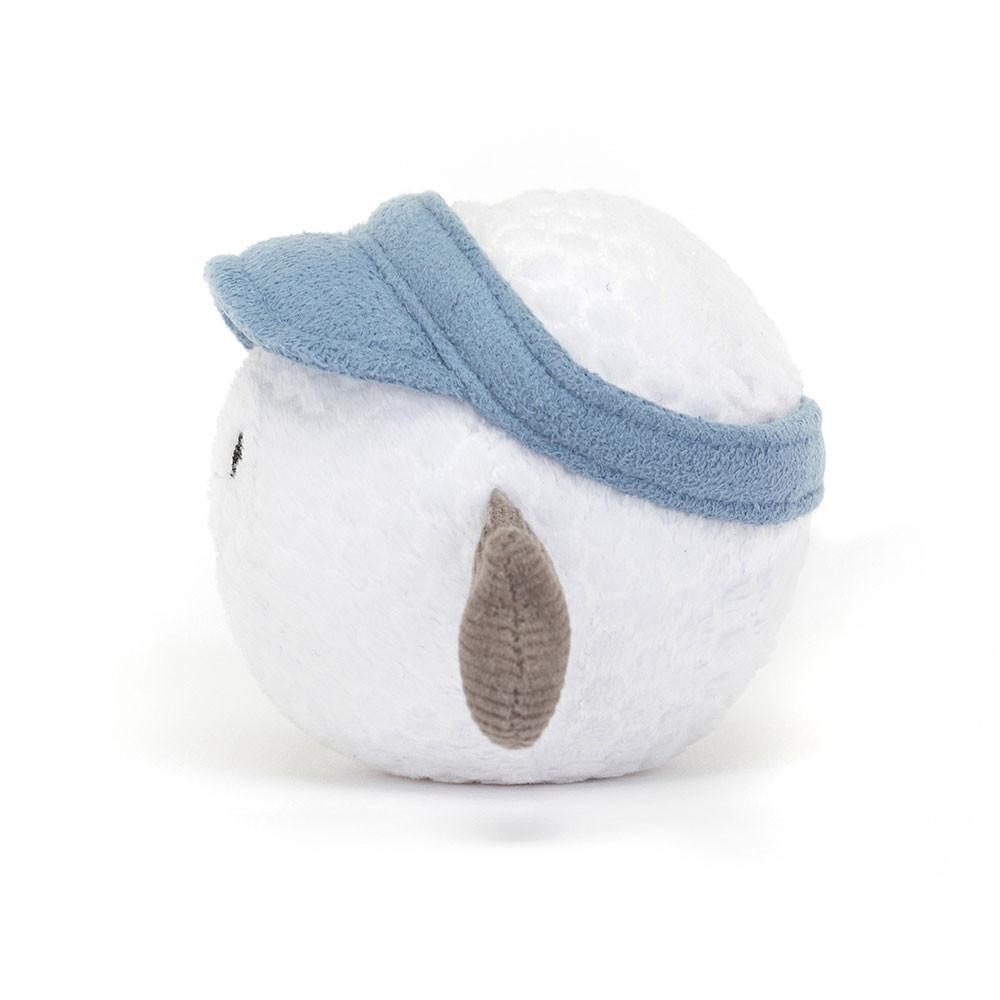 Jellycat Sports Golf Ball 6cm x 6cm x 6cm Amuseables Weiß | Deutschland  463-FYEHIA