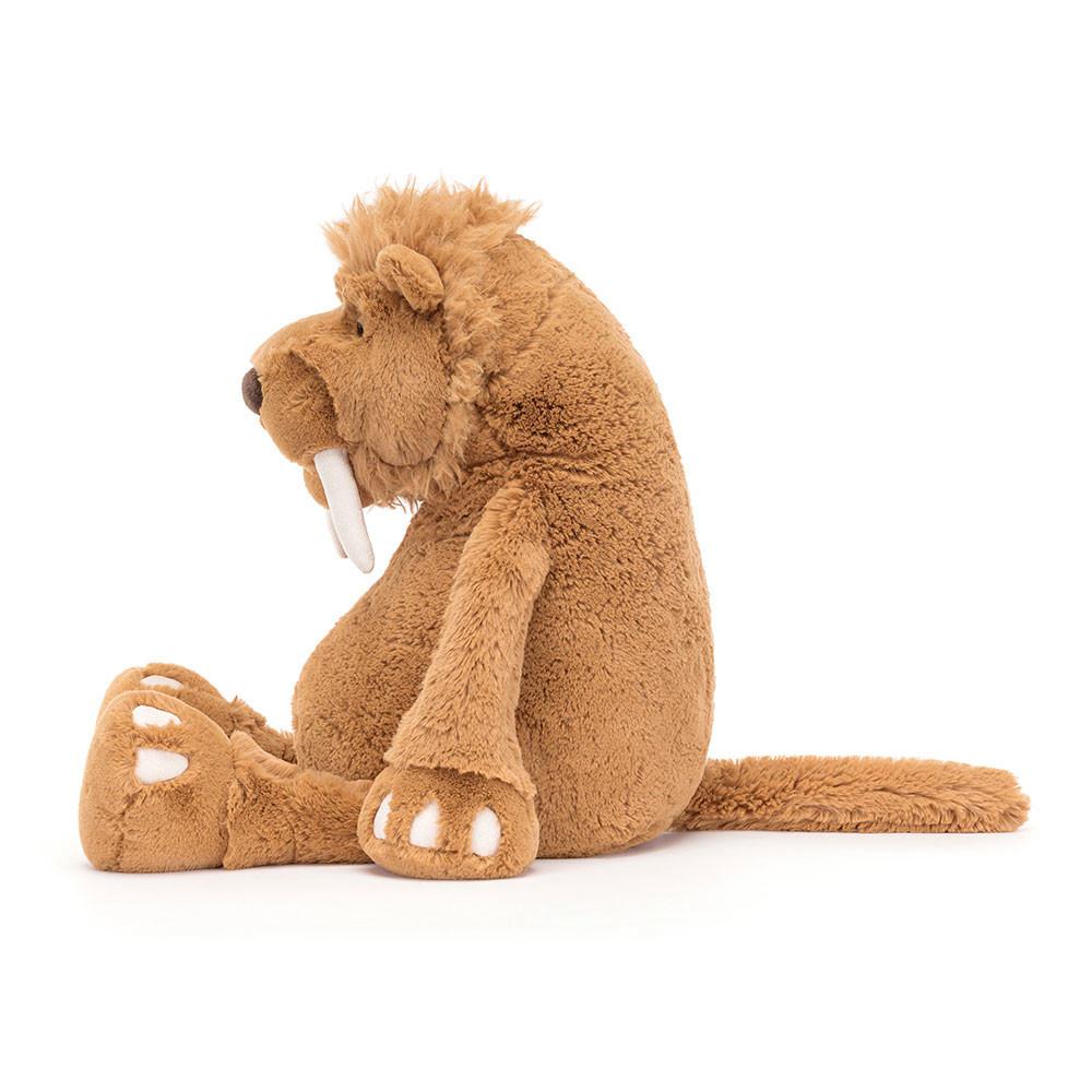 Jellycat Stellan Sabre Tooth Tiger 49cm x 17cm x 16cm Animals Braun | Deutschland  190-TENKLB