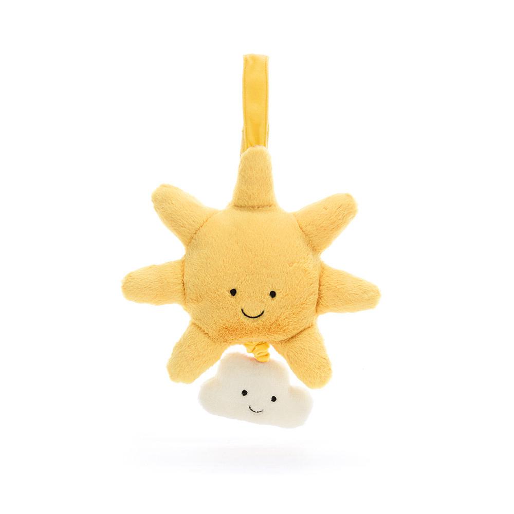 Jellycat Sun Musical Pull 20cm x 20cm x 5cm Amuseables Gelb | Deutschland  371-EXOLBY