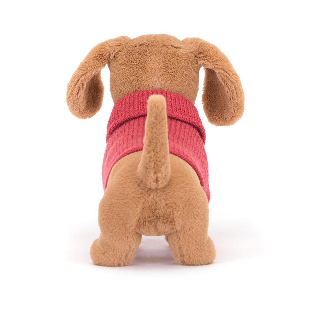 Jellycat Sweater Sausage Dog 6.3in x 2.8in x 9.4in Animals Braun | Deutschland  536-DBSOEM