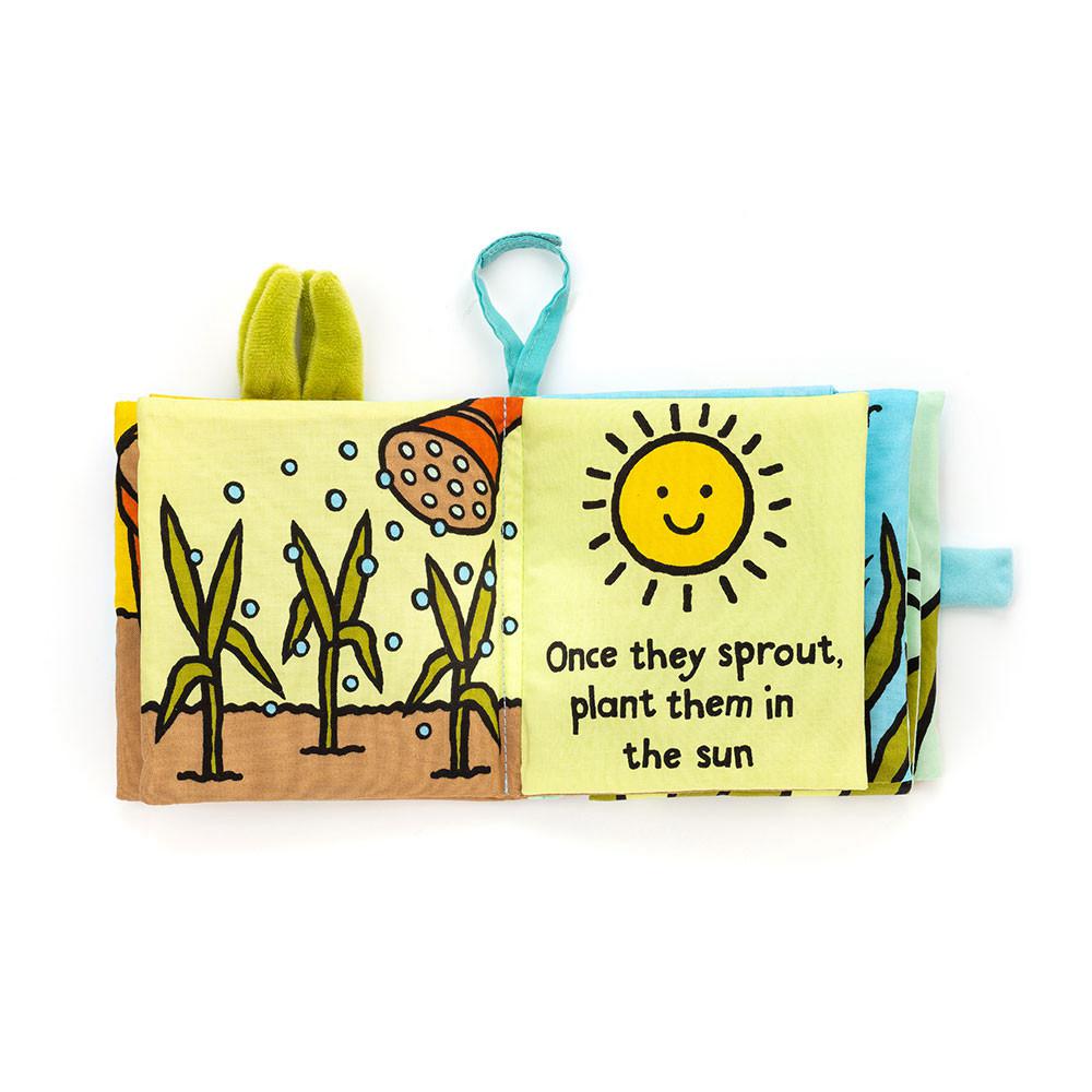 Jellycat Sweetcorn Book 15cm x 15cm x 5cm Baby & Books Gelb | Deutschland  980-ZKYFSC