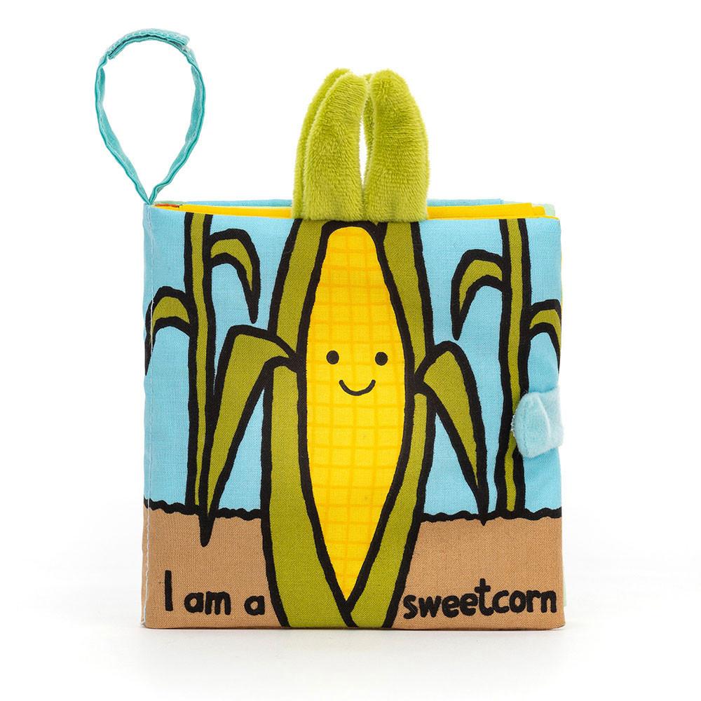 Jellycat Sweetcorn Book 15cm x 15cm x 5cm Baby & Books Gelb | Deutschland  980-ZKYFSC