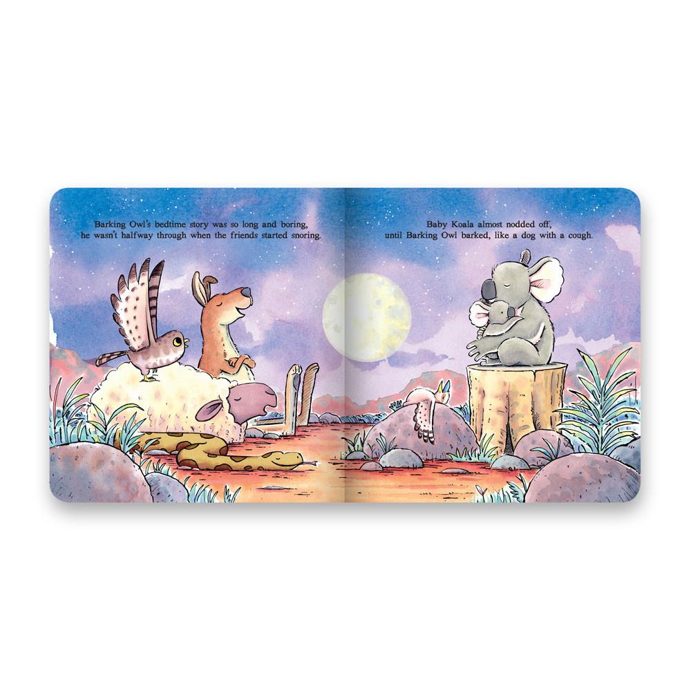 Jellycat The Koala Who Couldn't Sleep Book 21cm x 21cm x 2cm Baby & Books Grau | Deutschland  142-LYDOWA