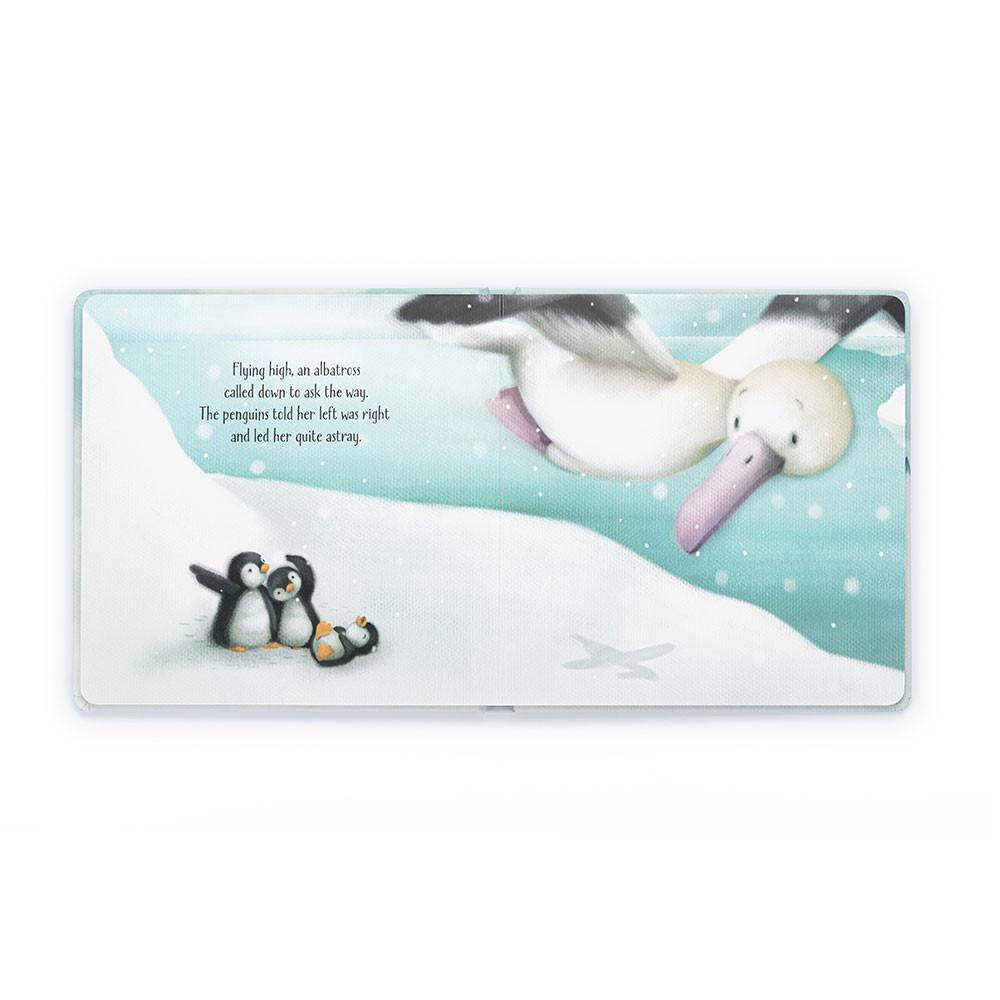 Jellycat The Naughty Penguins Book 21cm x 21cm x 2cm Baby & Books Weiß | Deutschland  579-OZISRJ