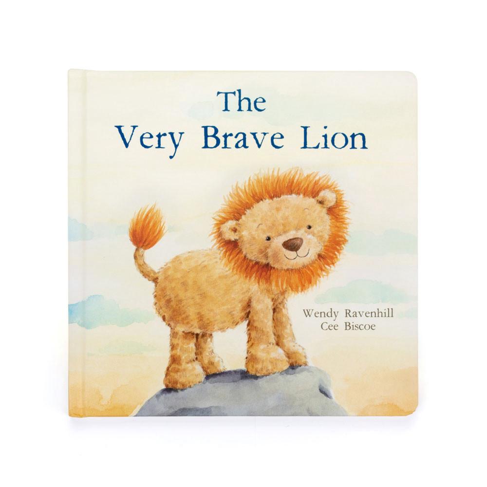 Jellycat The Very Brave Lion Book and Fuddlewuddle Lion Medium Discover Braun | Deutschland  458-GKOTYF