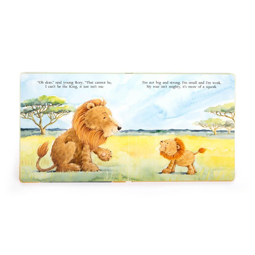 Jellycat The Very Brave Lion Book and Fuddlewuddle Lion Medium Discover Braun | Deutschland  458-GKOTYF