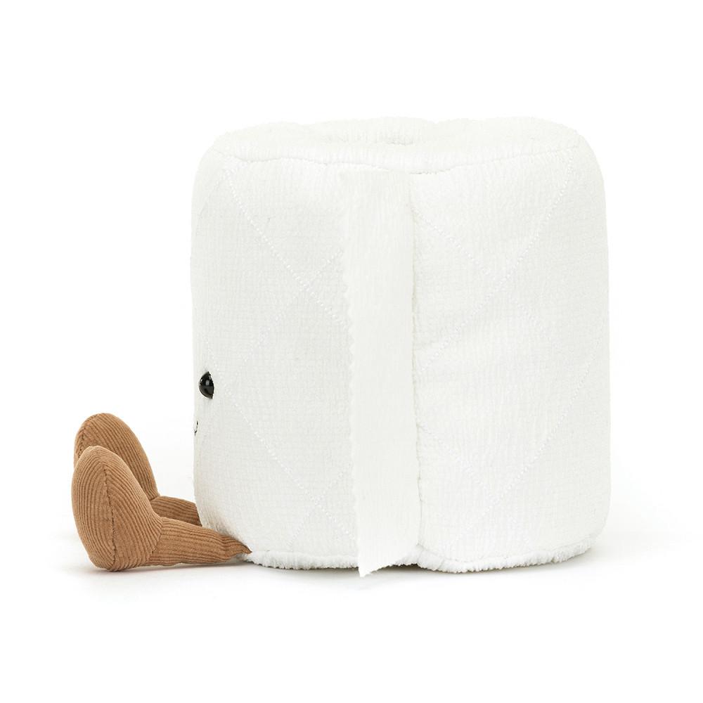 Jellycat Toilet Roll 15cm x 12cm x 12cm Amuseables Weiß | Deutschland  046-TLANOR