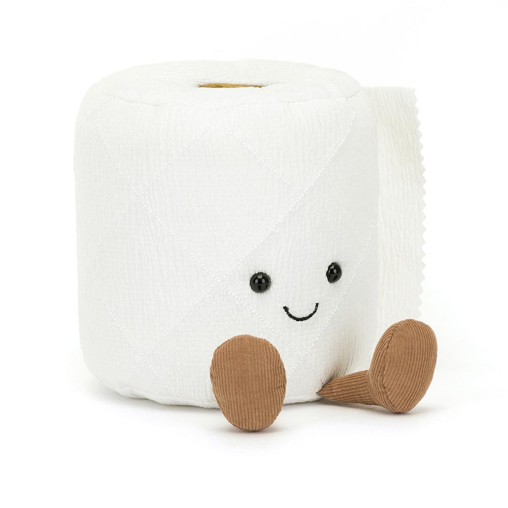 Jellycat Toilet Roll 15cm x 12cm x 12cm Amuseables Weiß | Deutschland  046-TLANOR