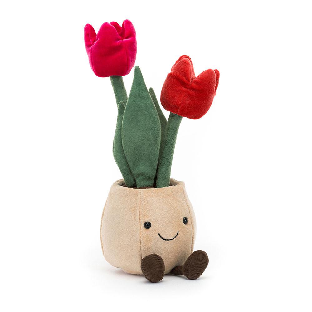 Jellycat Tulip Pot 30cm x 11cm x 11cm Amuseables Rot | Deutschland  127-VAGUMF