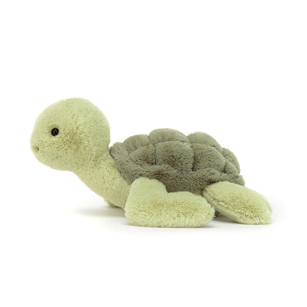 Jellycat Tully Turtle 12cm x 25cm x 28cm Animals Grün | Deutschland  582-BPDMFQ