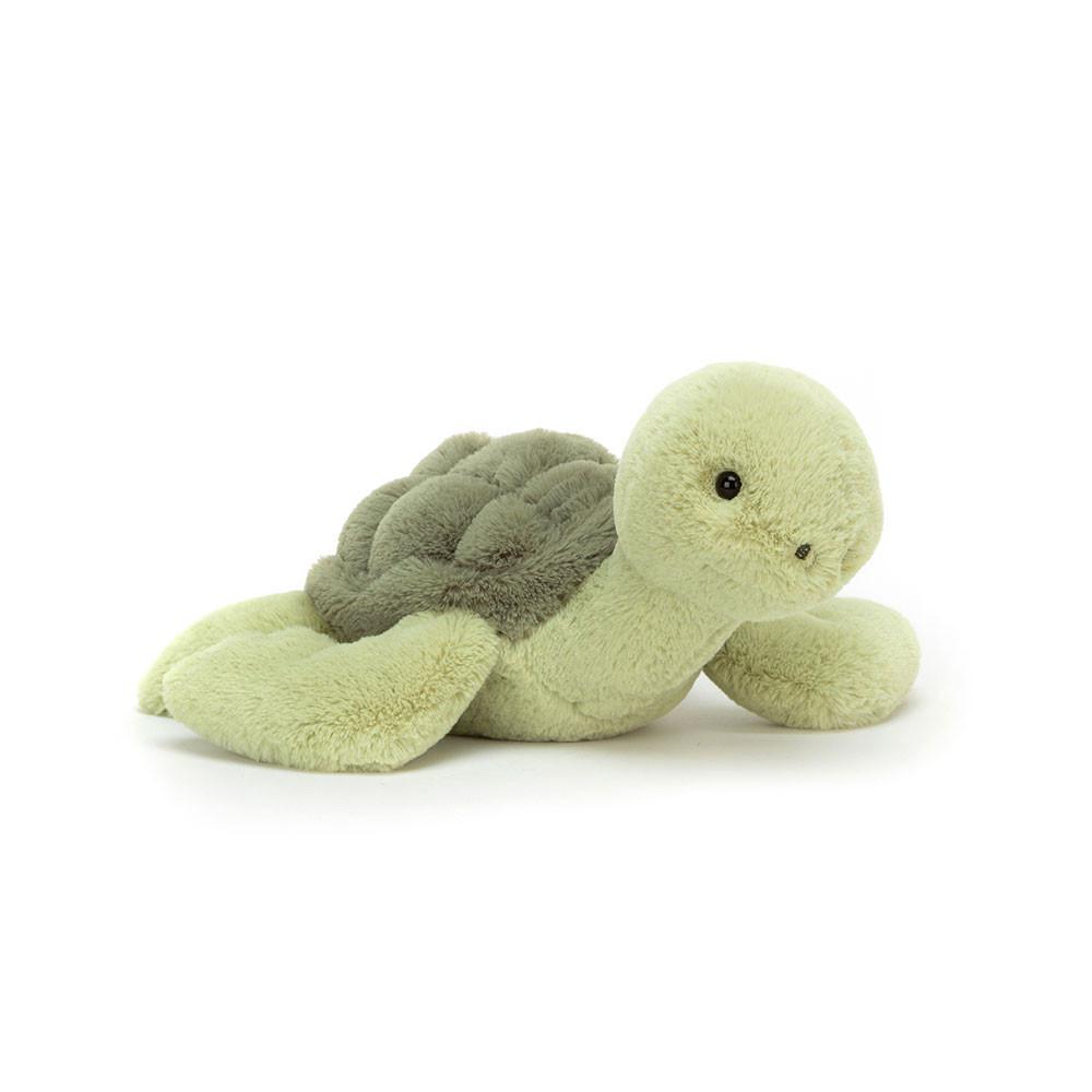 Jellycat Tully Turtle 12cm x 25cm x 28cm Animals Grün | Deutschland  582-BPDMFQ