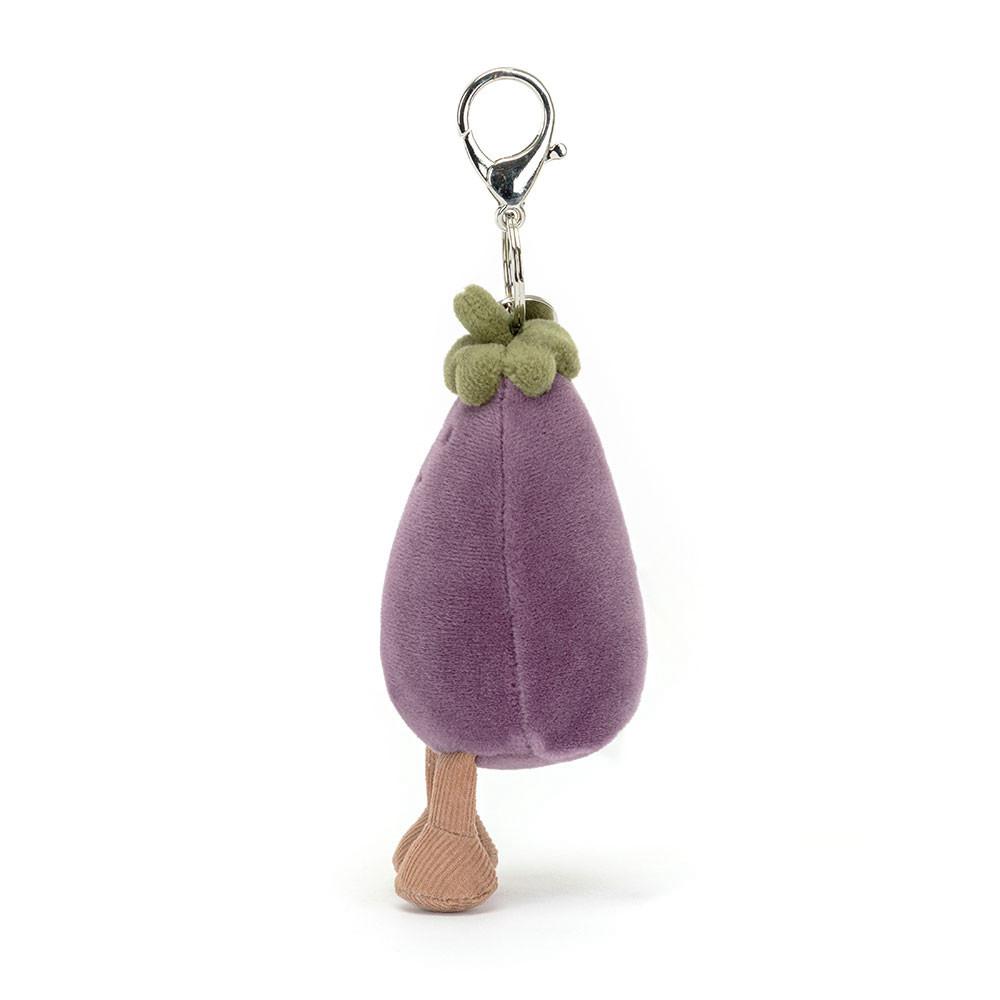 Jellycat Vivacious Vegetable Aubergine 17cm x 5cm x 5cm Bag Charm Lila | Deutschland  306-AOWJPI